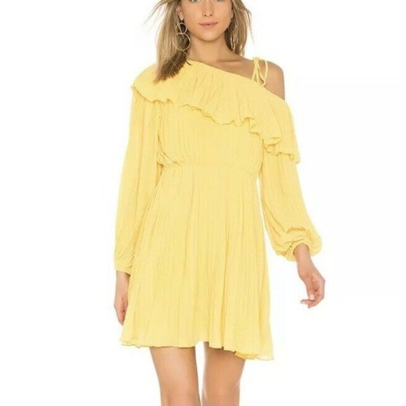 Endless Rose Dresses & Skirts - Revolve Endless Rose Dress Pleated One Shoulder